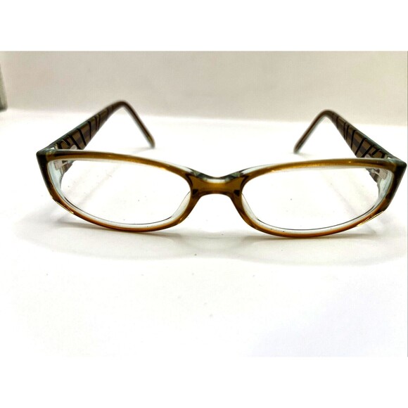 Ellen Tracy Eyeglasses Designer Frames Only Brown 52-16-130 - Picture 1 of 6